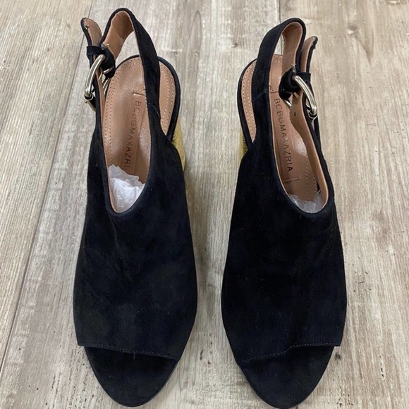 BCBG MAXAZRIA Peep-Toe Mules in Black Size 37 - Picture 5 of 11